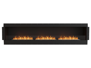 FLEX 122SS - Bioethanol steel Fireplace insert with Panoramic Glass by EcoSmart Fire - view 3